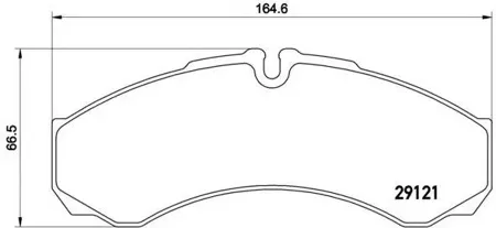 BREMBO PA6017 Колодки торм.передние +з. Iveco Daily 89>