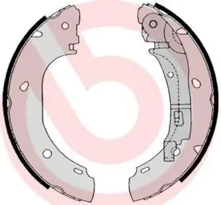 BREMBO S23525 Колодки торм.барабанные Citroen Jumper Box (230L) 0294-0402 Citroen Jumper Box (244)