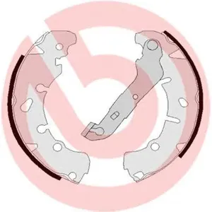 BREMBO S24533 Колодки торм.барабанные зад