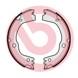 BREMBO S30543 Колодки торм.барабанные ручного тормоза Hyundai Santa Fe II 10>