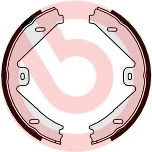 BREMBO S50525 Колодки торм.барабанные Mercedes (BBDC) E-CLASS (W212) 0610-> Mercedes (BBDC