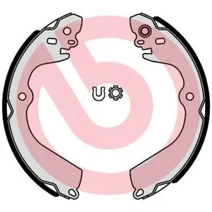 BREMBO S56548 Колодки торм.барабанные задние Nissan NV 200 (M20) 10>