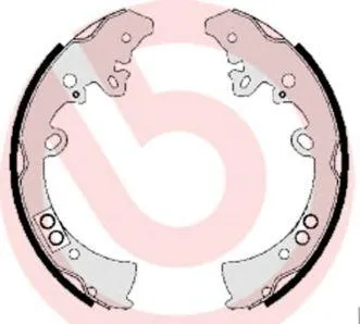 BREMBO S83550 Колодки торм.барабанные Toyota Hilux 2.5D3.0D 07>