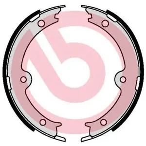 BREMBO S83564 Колодки торм.бараб.ручн.торм.[190x26]