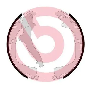 BREMBO S85542 Колодки торм.бараб.
