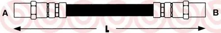 BREMBO T85061 Шланг тормозной