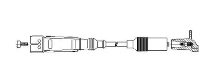 BREMI 11040 Провод высоковольтный Audi VW