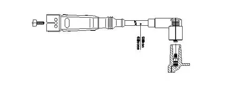 BREMI 111A52 Провод высоковольтный
