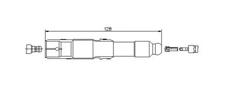 BREMI 132291 Наконечник вв свечной