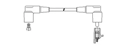 BREMI 15955 Провод высоковольтный Mercedes 55cm