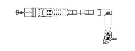 BREMI 1A02F85 Провод зажигания