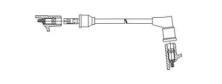 BREMI 314110 Провод высоковольтный Alfa Romeo Fiat Opel Renault 110cm