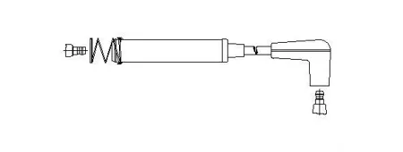 BREMI 31970 Провод высоковольтный Opel 70cm