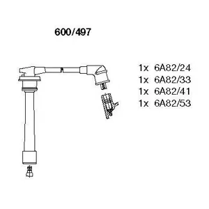 BREMI 600497 Комплект высоковольтных проводов