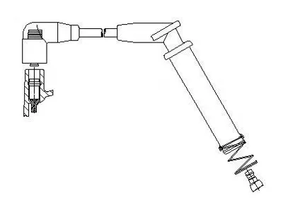 BREMI 6A8437 Провод высоковольтный