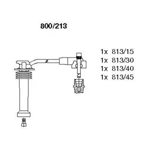 BREMI 800213 Высоковольт.провода комплект