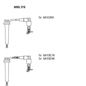 BREMI 800L176 Комплект проводов лев. Ford Mondeo 2.5i 24V 00-07