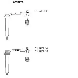 BREMI 800R200 Провода вв комплект Ford Mondeo 2.5 94-