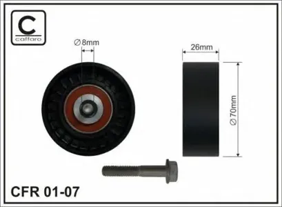 CAFFARO 0107 Ролик обводной