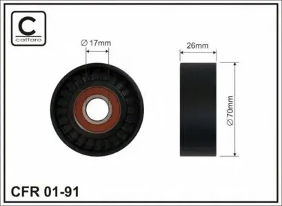 CAFFARO 0191 Натяжной ролик