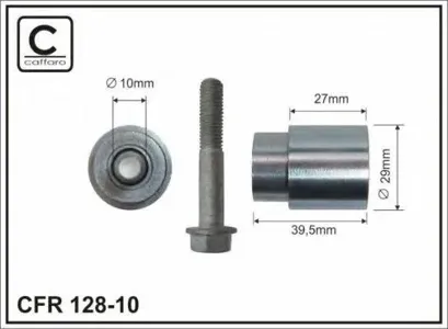 CAFFARO 12810 Ролик ремня ГРМ Chery Tiggo 5 двигатель SQR484F