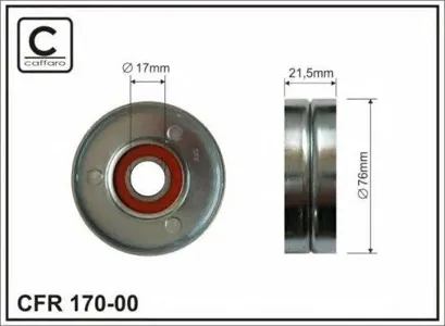 CAFFARO 17000 Ролик натяж-ля ремня