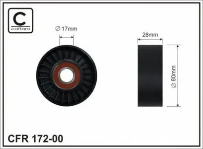 CAFFARO 17200 Ролик приводного ремня BMW 5(E39), X5 (E53)