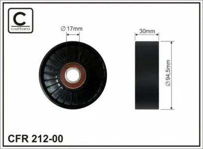 CAFFARO 21200 Ролик натяжителя