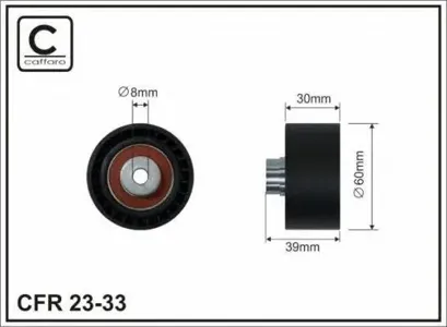 CAFFARO 2333 Ролик натяж-ля ремня