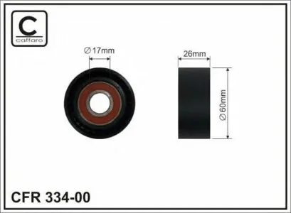 CAFFARO 33400 Натяжитель ремня