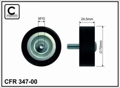 CAFFARO 34700 Ролик ремня приводного Mitsubishi Outlander 07- Peugeot 4007 2.4
