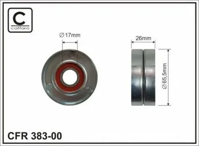 CAFFARO 38300 Ролик натяжителя