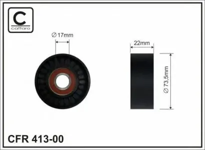 CAFFARO 41300 Натяжитель ремня
