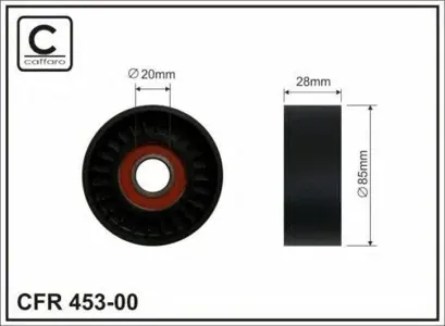 CAFFARO 45300 Ролик обводной
