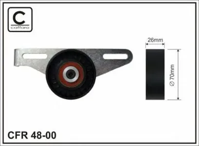 CAFFARO 4800 Ролик натяж-ля ремня