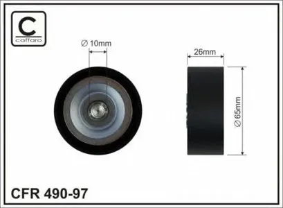 CAFFARO 49097 Ролик обводной