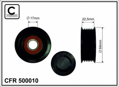 CAFFARO 500010 Натяжной ролик