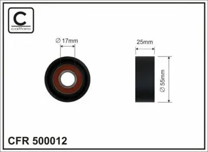 CAFFARO 500012 Натяжитель ремня