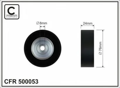 CAFFARO 500053 Ролик натяж-ля ремня