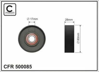CAFFARO 500085 Ролик натяж-ля ремня