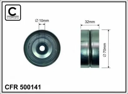 CAFFARO 500141 Ролик ремня приводного Toyota Camry 3.5 06-
