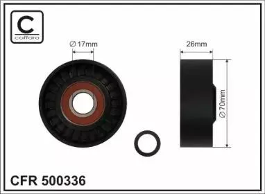 CAFFARO 500336 Натяжитель ремня