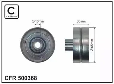 CAFFARO 500368 Ролик ремня приводного Ford Transit 06-13