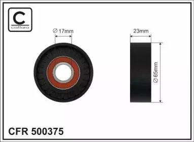 CAFFARO 500375 Ролик ремня приводного Ford Mondeo 2.5 07-