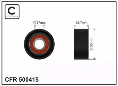 CAFFARO 500415 Натяжитель ремня