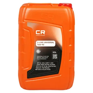 CARVILLE RACING L1G02021 Масло трансмиссионное синт. 75W90 GL-45 D-LINE universal пл.ведро 20л