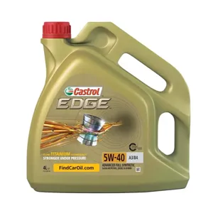 CASTROL 15BA5D Моторное масло Edge 5w40 Titanium 4л. для легковых автомобилей