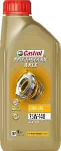 CASTROL 15F152 Масло трансмиссионное ЗАМЕНА = 15DB85 Transmax Axle Long Life 75W140 Синт. для мостов 1л