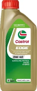 CASTROL 15F712 Моторное масло 0W40 1л EDGE синт ACEA C3, API SP, BMW LL-04, Mercedes 226.5229.31229.51