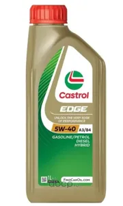 CASTROL 15F716 ЗАМЕНА =15F715 CASTROL EDGE 5W-40 A3/B4 Titanium Синтетическое моторное масло (1L)